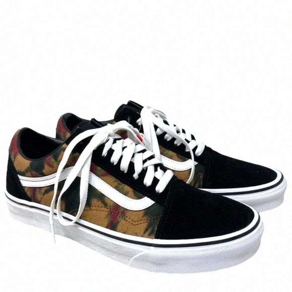 VANS Woodland Wash Old Skool Sneakers Black Skate VN0A4BW2E9E Canvas Suede Men's